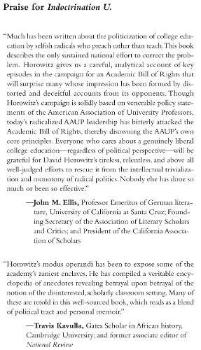 Indoctrination U: The Lefts War Against Academic Freedom