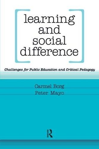 Learning and Social Difference