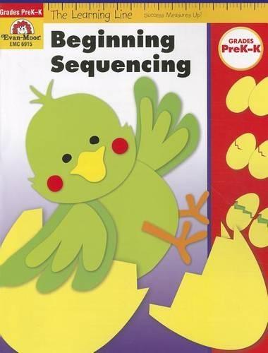 Learning Line: Beginning Sequencing, Prek - Kindergarten Workbook