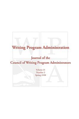 Wpa: Writing Program Administration 31.3