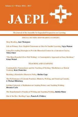 Jaepl: The Journal of the Assembly for Expanded Perspectives on Learning (Vol. 22, 2016-2017)