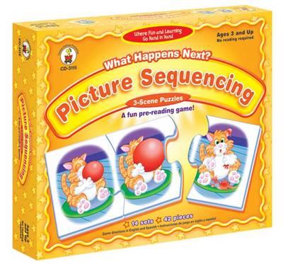 What Happens Next? Picture Sequencing Board Game: 3-Scene Puzzles
