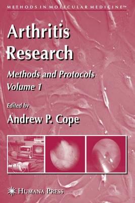 Arthritis Research: Volume 1: Methods and Protocols