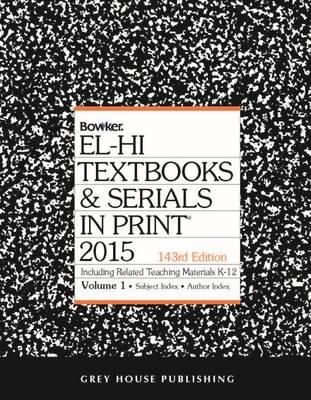 El-Hi Textbooks & Serials In Print, 2014: 2 Volume Set