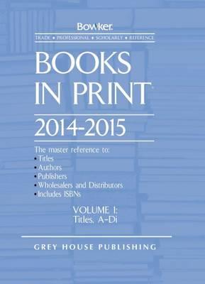 Books in Print, 2014-15: 7 Volume Set