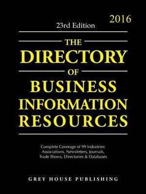 Directory of Business Information Resources, 2016
