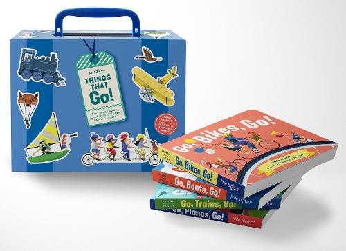 My First Things That Go: A Four-Board-Book Box Set of Boats, Planes, Bikes, and Trains for Toddlers 1-3