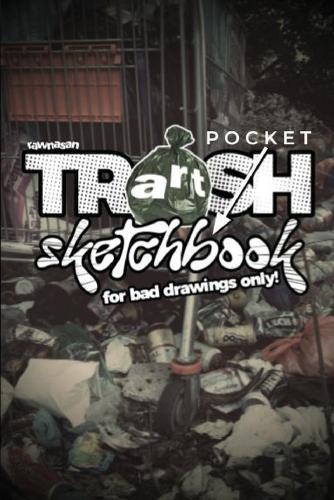 Rawnasan Trash Art Pocket Sketchbook for Bad Drawings Only