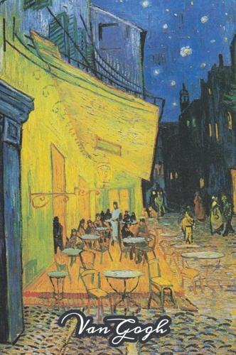 Cafe Terrace at Night Van Gogh Note Book: Hardcover Journal Notebook Diary with Dot Grid, Lined, Blank Vintage Paper for Writing Drawing Journaling