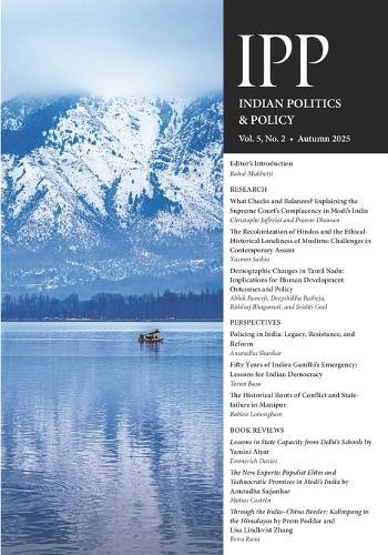 Indian Politics & Policy: Vol. 5, No. 2, Autumn 2025