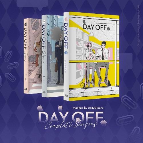 Day Off Season 1 + Season 2 = 3 books in total in one cardboard