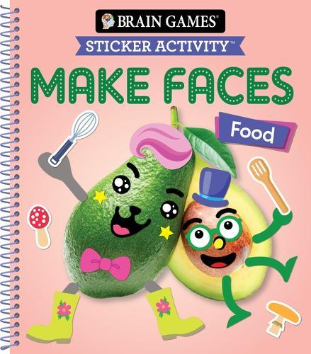 Brain Games - Sticker Activity - Make Faces: Food (Age 3 Years and Up): Volume 2