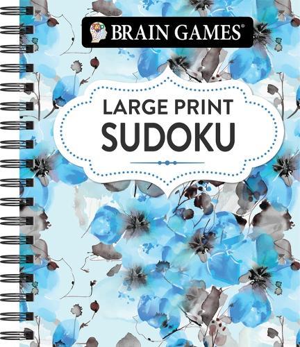 Brain Games - Large Print Sudoku (Floral)