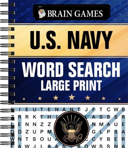 Brain Games - U.S. Navy Word Search - Large Print