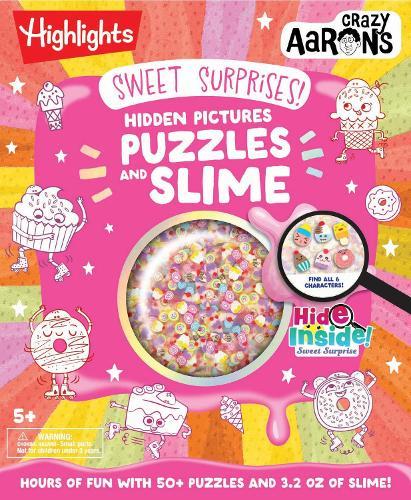 Sweet Surprises Puzzles & Slime: Hidden Pictures Puzzle Book and Non-Toxic Slime Kit with Scented Slime and Slime Mix-Ins for Kids 5 and Up