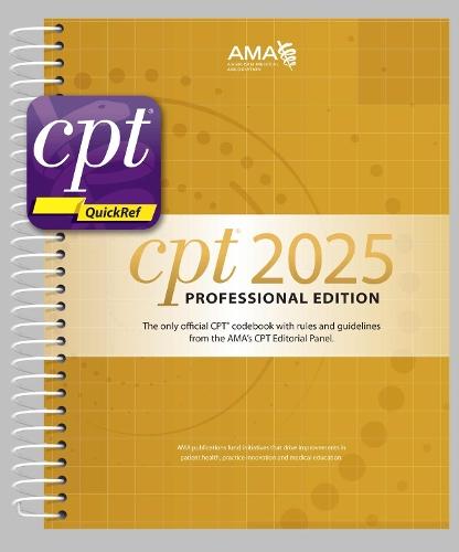 CPT Professional 2025 and CPT QuickRef APP Bundle