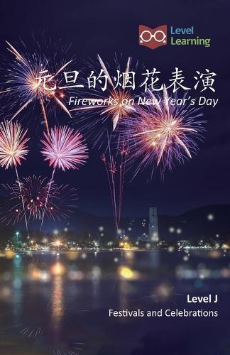 元旦的烟花表演: Fireworks on New Year's Day