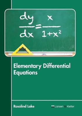 Elementary Differential Equations
