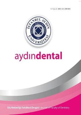 Istanbul Aydin University Journal of the Faculty of Dentistry: Year 1 N.1