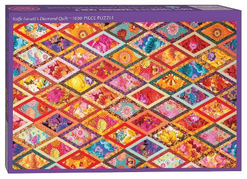 Kaffe Fassetts Diamond Quilt Jigsaw Puzzle For Adults 1000