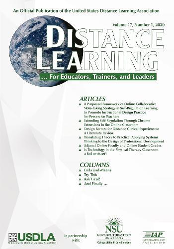 Distance Learning Vol 17 Issue 1
