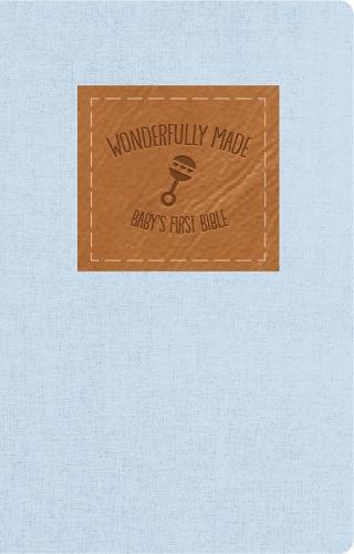 Wonderfully Made: Baby Boy's First Bible, Softcover, Blue