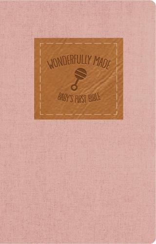 Wonderfully Made: Baby Girl's First Bible, Softcover, Pink