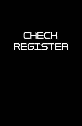 Check Register: Check Register Checkbook Registers Check and Debit Register Payment Record Personal Checkbook Checking Account, Account Tracker Check Log ...Ledgers