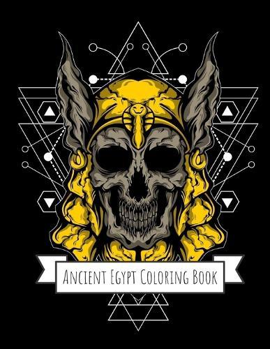 Ancient Egypt Coloring Book: Gifts for Kids 4-8, Girls or Adult Relaxation Stress Relief Police Officer lover Birthday Coloring Book Made in USA