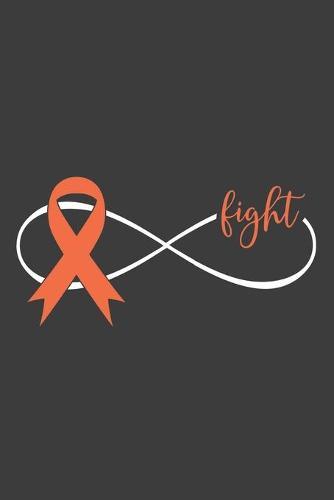 Writing About My Health Journey with Kidney Cancer: College Ruled (Infinity Fight Orange Awareness Ribbon Cover)