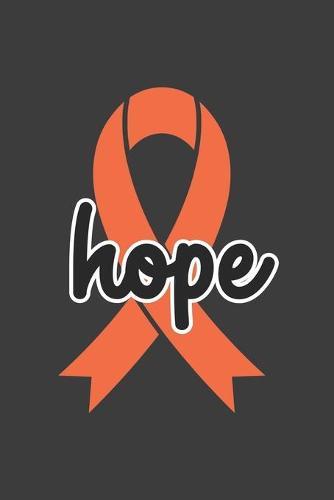 Writing About My Health Journey with Kidney Cancer: College Ruled (Heart Orange Awareness Ribbon Cover)