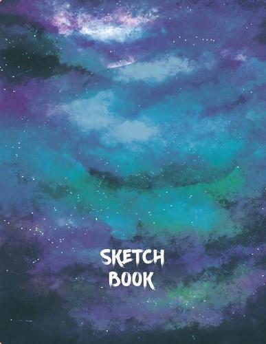Sketch Book: Large Notebook for Drawing, Painting, Writing, Sketching or Doodling, 8.5x11  White Paper (Abstract Cover Design vol.4)