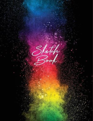 Sketch Book: Large Notebook for Drawing, Painting, Writing, Sketching or Doodling, 8.5x11  White Paper (Abstract Cover Design vol.9)