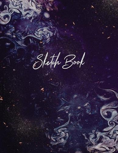 Sketch Book: Large Notebook for Drawing, Painting, Writing, Sketching or Doodling, 8.5x11  White Paper (Abstract Cover Design vol.11)