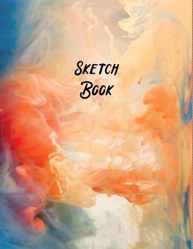 Sketch Book: Large Notebook for Drawing, Painting, Writing, Sketching or Doodling, 8.5x11  White Paper (Abstract Cover Design vol.13)