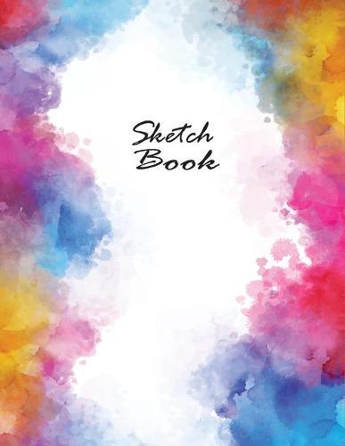 Sketch Book: Large Notebook for Drawing, Painting, Writing, Sketching or Doodling, 8.5x11  White Paper (Abstract Cover Design vol.14)