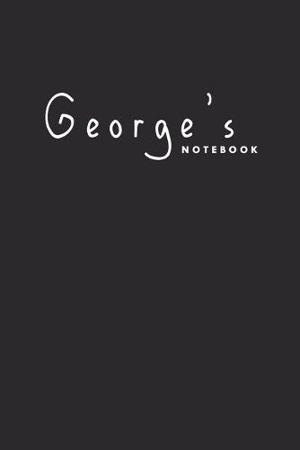 George's notebook: Best gift idea for men named George