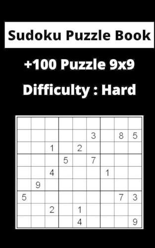 Sudoku Puzzle Book sudoku: Difficulty: Hard sudoku / puzzles 9x9 game, 100 Pages, 5x8, Soft Cover, Matte Finish