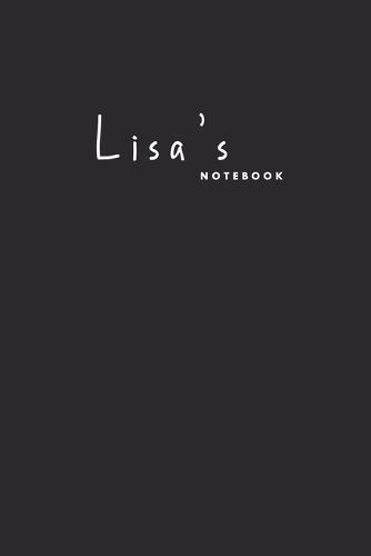 Lisa's notebook: Perfect Scrapbook gift for girls women named Lisa