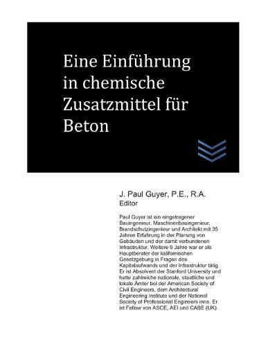 Eine Einfuhrung in chemische Zusatzmittel fur Beton
