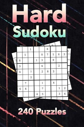 Hard Sudoku: Abstract Neon Cover 240 Hard Sudoku Puzzles