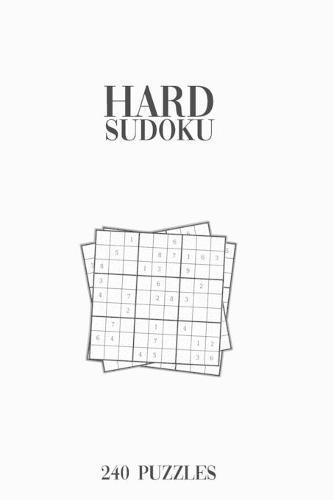 Hard Sudoku: Minimalist White Cover 240 Hard Sudoku Puzzles