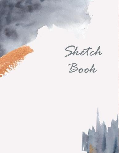 Sketch Book: Large Notebook for Drawing, Painting, Writing, Sketching or Doodling, 8.5x11  White Paper (Abstract Cover Design vol.18)