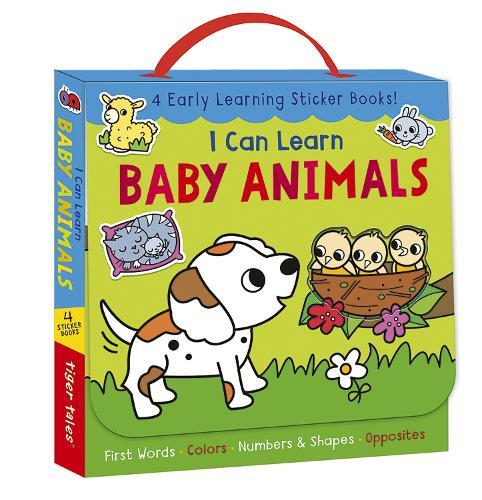 I Can Learn Baby Animals Boxed Set: 4 Early Learning Sticker Books!
