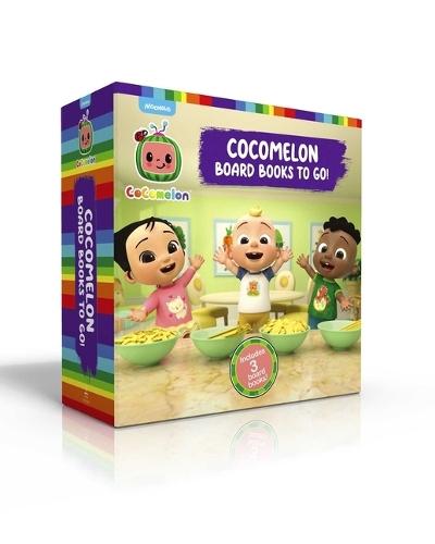 Cocomelon Board Books to Go! (Boxed Set): Pasta Party!; I Like My Name; Let's Meet the Doctor!