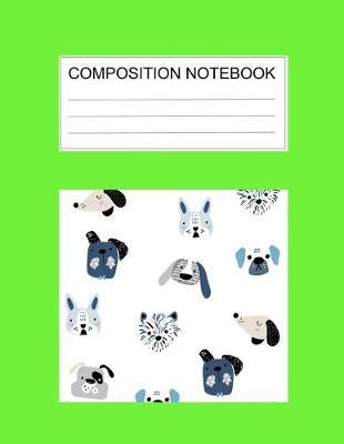 Composition notebook: Ruled (8.5 x 11 in), 110 Pages: Diary Book For Girl, Journal Notebook For Kids, Writing Journal Lined, Cute Pets green (8.5 x 11 in), 110 Pages