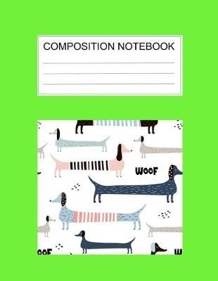 Composition notebook: Ruled (8.5 x 11 in), 110 Pages: Diary Book For Girl, Journal Notebook For Kids, Writing Journal Lined, Cute Pets green (8.5 x 11 in), 110 Pages