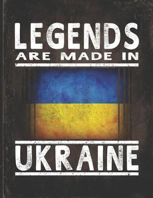 Legends Are Made In Ukraine: Customized Gift for Ukrainian Coworker Undated Planner Daily Weekly Monthly Calendar Organizer Journal