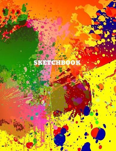 Sketch Book: sketchbook drawings, Writing, Painting, Sketching or Doodling, 106 Pages, 8.5x11 (notebook Abstract Cover vol.8)