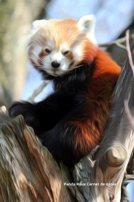 Panda Roux Carnet de notes: Journal A5 ligne original de 119 pages- Une belle idee de cadeau pour les amoureux des animaux